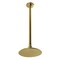 Showerscape K236K27 7-3/4 Inch Showerhead with 17-Inch Ceiling Mount Shower Arm, Brushed Brass K236K27 - alternate 1